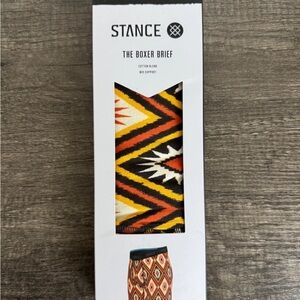 Stance Cotton Blend Boxer Brief - Cabin Fever Orange - Size: Small (S) NWT NIB
